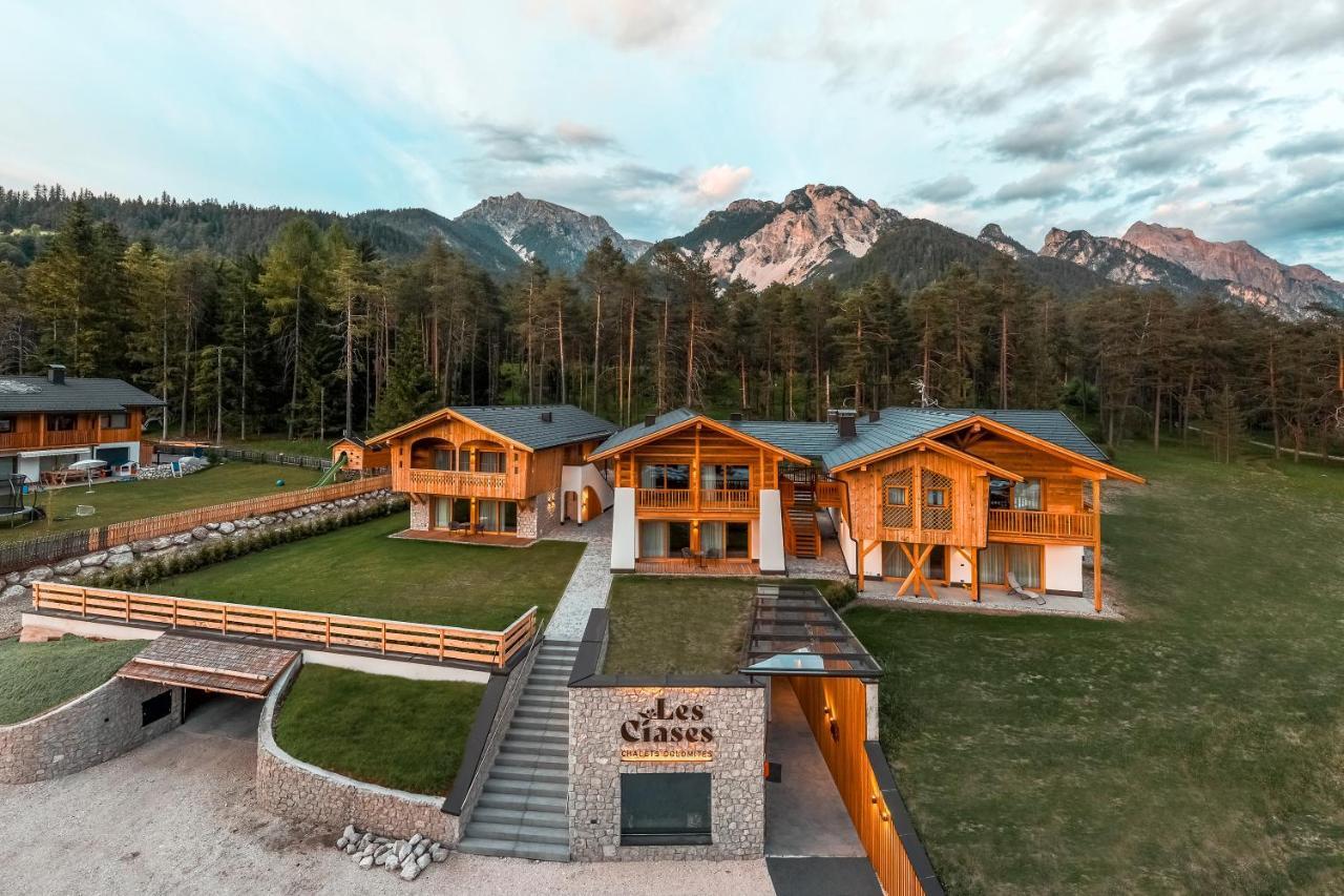 Les Ciases Chalets Dolomites San Vigilio Di Marebbe Exterior foto