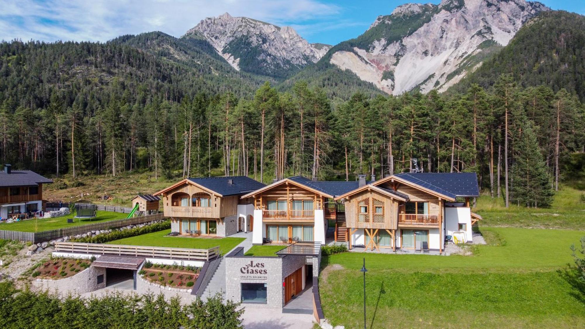 Les Ciases Chalets Dolomites San Vigilio Di Marebbe Exterior foto