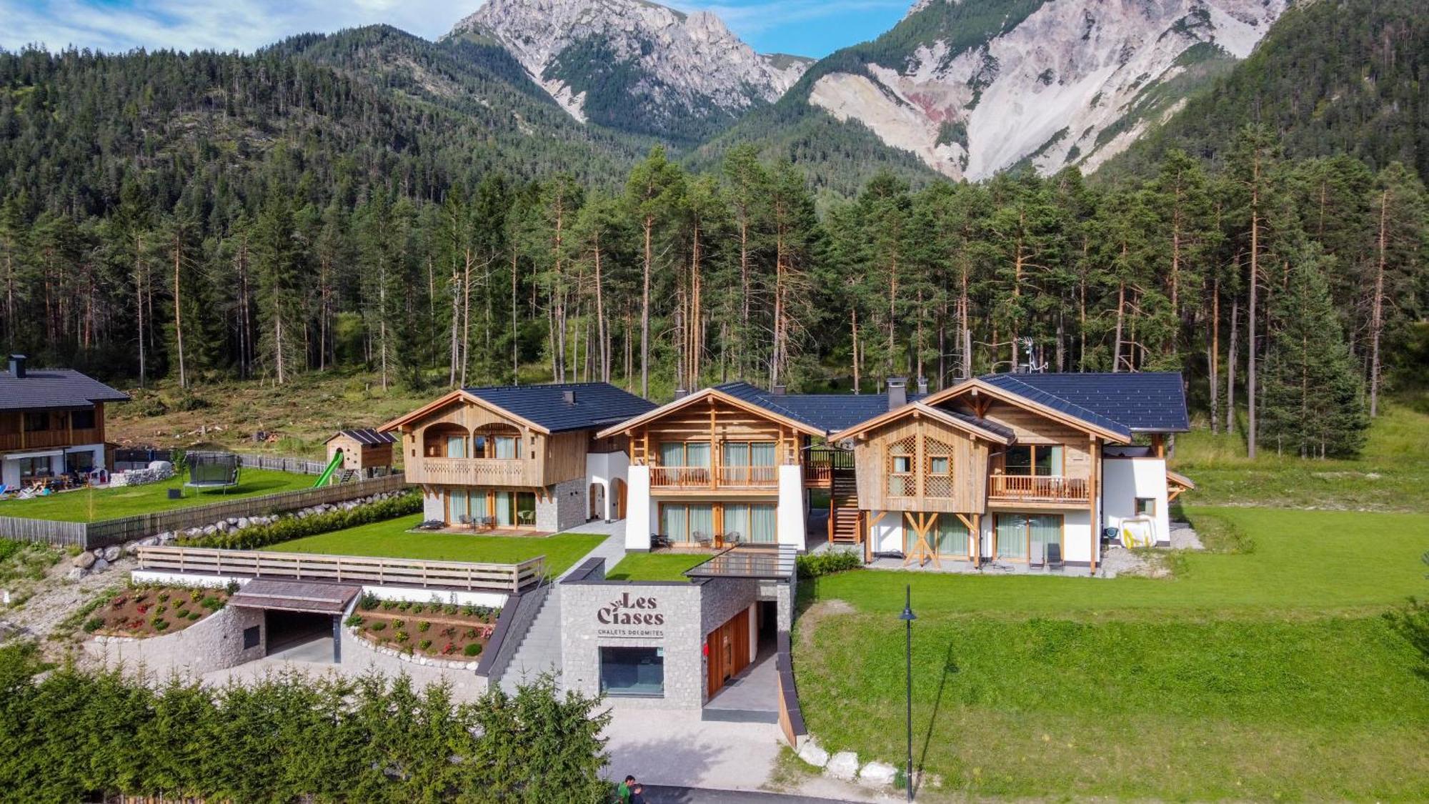 Les Ciases Chalets Dolomites San Vigilio Di Marebbe Exterior foto